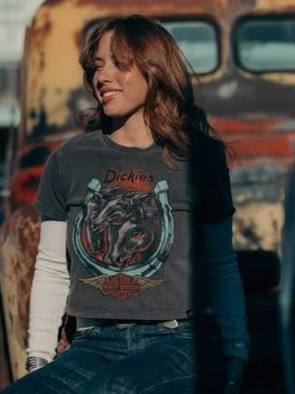 Dickies Harley-Davidson Triple Horse T-Shirt